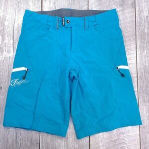 Race Face Shorts Womens Medium Blue Mountain Bike MTB Cycling Athletic